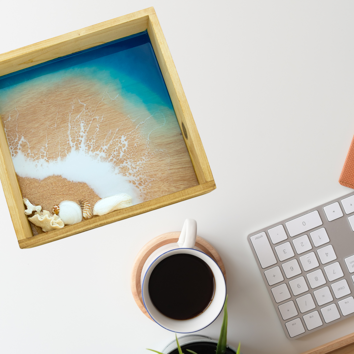 Small Blue Ocean Tray